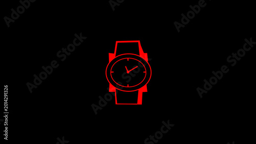 Photos Hand Clock Logo