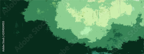 Fotografi Vector Abstract layers of verdant gradients with varied hues and texture