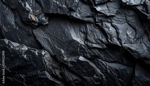Dark rock texture luxury black stone background for premium branding 黒い岩の高級テクスチャ背景