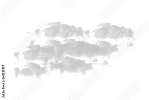 Soft Airy Cloud Paint Brush Texture Transparent PNG