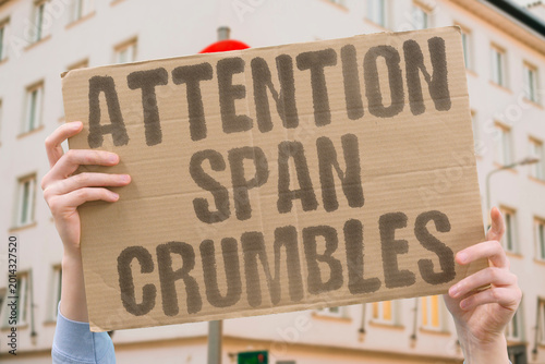Photography "Attention Span Crumbles" Prolonged screen use measurably shortens human attention and reading ability