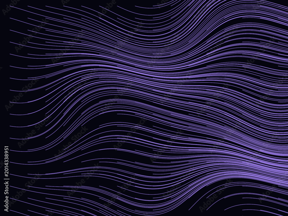 Obraz premium Iron Filing Field Lines Abstract Elegant Pattern Background