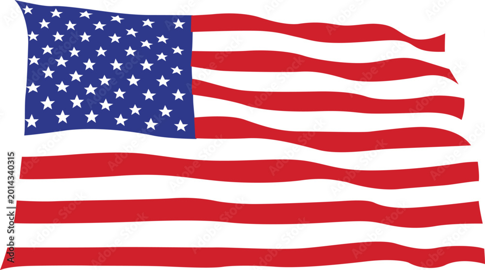 Obraz premium flag of usa