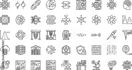 QUANTUM COMPUTING & ADVANCED COMPUTING UI ICONS