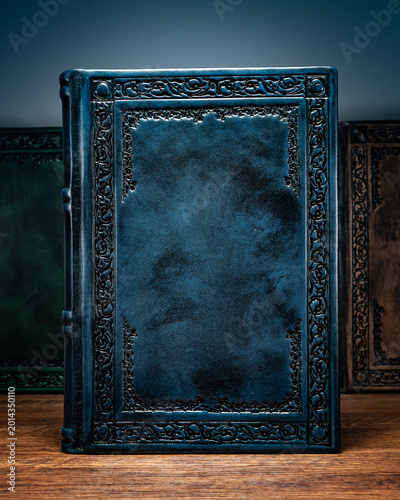 old book on wooden background