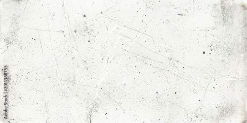 Billede på lærred A blank white painted wall background features a vintage grunge texture with a r
