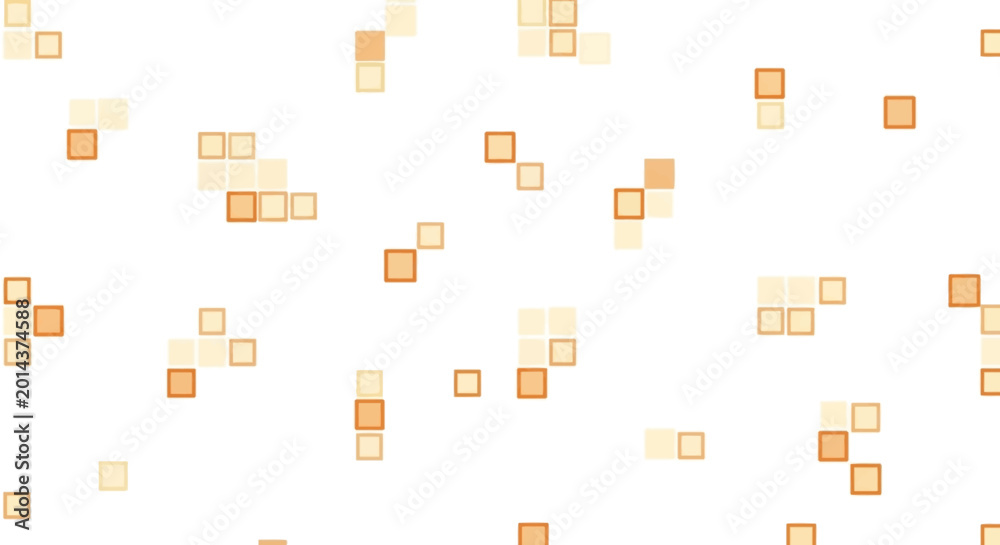 Obraz premium Abstract Geometric Orange Square Pattern Background
