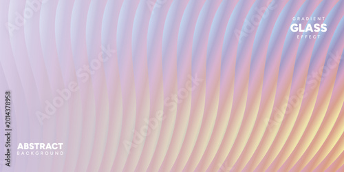 Tableau sur toile Abstract Gradient Background with a Fluted Glass Texture