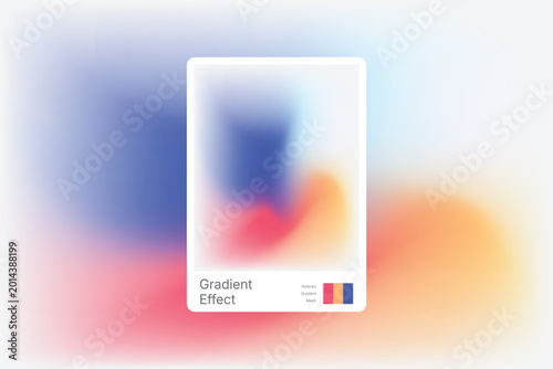 Fluid Vibrant Gradient Background Texture with Colorful Abstract Blurry Background