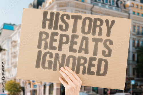 Obraz na płótnie "History Repeats Ignored" Ethnic violence recurs because prior cases went unaddressed