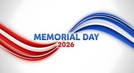 Memorial Day 2026 graphic design
