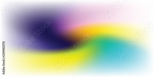 фотографія Abstract Fluid Aura Mesh Gradient Background with Vibrant Purple, Yellow, and Cy