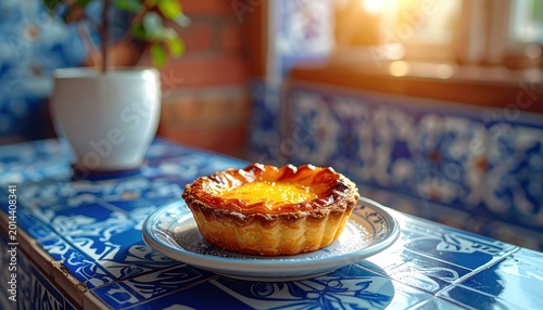 Golden delight, ceramic warmth, sunlit serenity, a moment of sweetness.