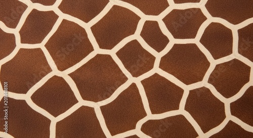 Giraffe animal print texture high resolution brown and beige pattern for fashion and interior design