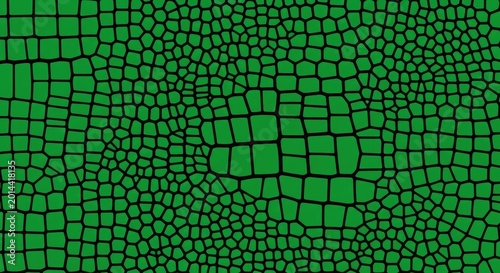 Vibrant green alligator animal print seamless pattern for fashion and textile design