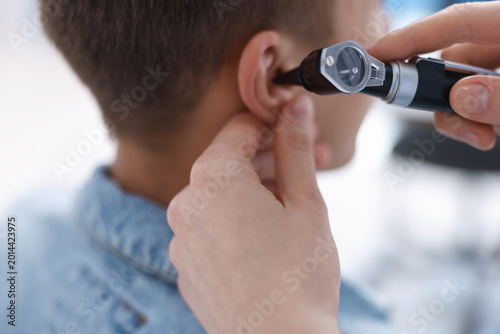 Billede på lærred Hearing test