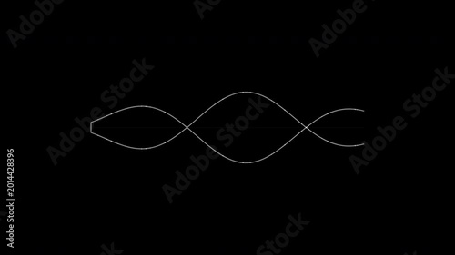 Elegant Abstract Line Art Motion Graphic with Smooth Curves and Dynamic Visual Flow for Modern Design Video