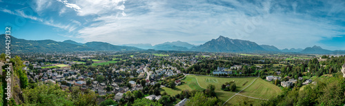 Salzburg offers vast green fields and stunning mountains, inviting visitors to enjoy the outdoors in a city rich in culture.
