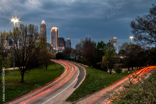 Downtown of Charlotte North Carolina skyline