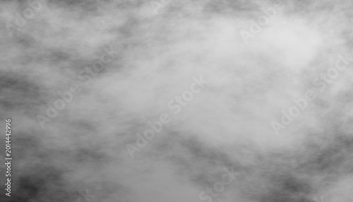 Bild auf Leinwand Black smoke clouds, dirty toxic fog or smog
