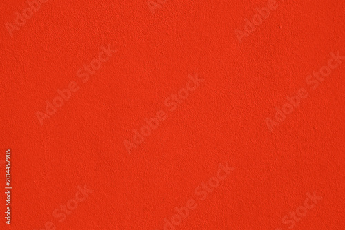 Canvastavla Background of natural red orange stucco in plaster cement texture lined pattern