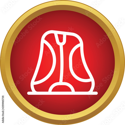 фотографія Stylized icon representing uluru, also known as ayers rock, a famous australian