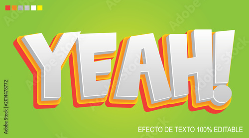 Energetic YEAH! Graphic: Bold and dynamic graphic with the word YEAH!, set against a vibrant background, expressing excitement.