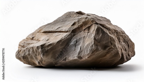 Rock Isolated On White Background