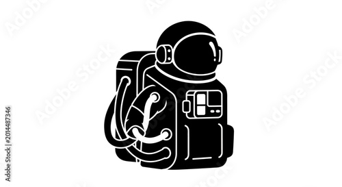 Quadro su tela Astronaut suit stands ready for deep space exploration as a symbol of human curiosity, scientific advancement, and the daring spirit required to journey beyond the boundaries of our own planet