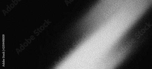 Black white abstract grainy background, noise texture dynamic shape, monochrome noise texture effect for web banner, poster, header, backdrop design