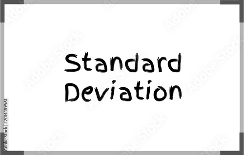 Fotografía Standard Deviation