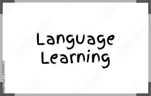 Canvas Print Language Learning