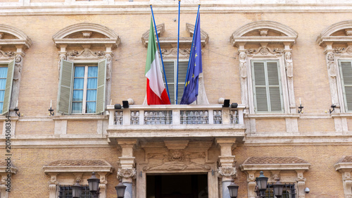 Facade of Palazzo Madama, Rome