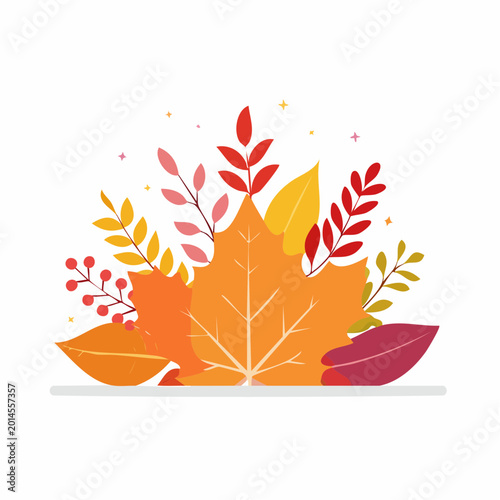 Autumn Leaves Arrangement