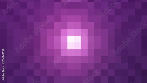 Abstract purple pixel gradient with glowing center and soft mosaic background texture