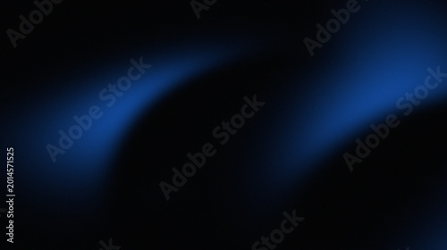 Foto The combination of deep black with soft dark blue gradations with organic and abstract shapes, resembling dim light in a dark room or satin reflections