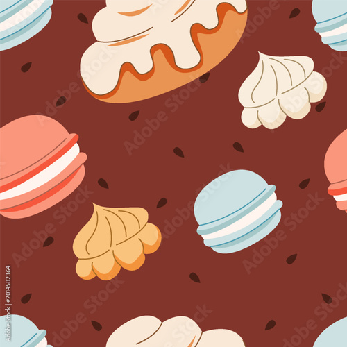 Dessert Seamless Pattern