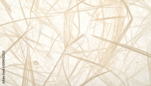Ultra-Detailed Macro Shot of Exquisite Traditional Japanese Washi Paper Texture with Dense Natural Fibers