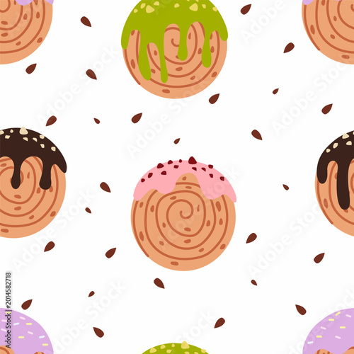 Dessert Seamless Pattern