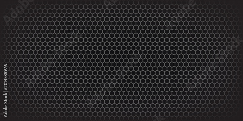 Fotografía Black perforated metal plate