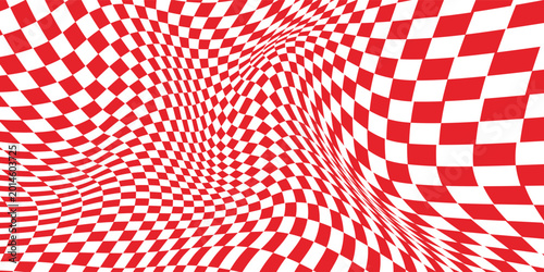 Photos Trippy checkerboard background