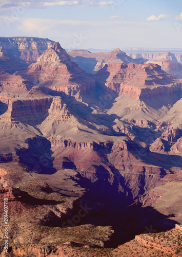 Obraz na płótnie Heavy Shadows Fall Upon The Grand Canyon