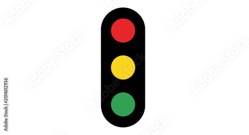 Bild auf Leinwand Traffic Light Signal with Red Yellow Green.