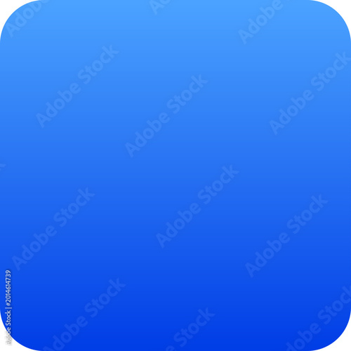 Canvastavla Vibrant blue gradient square icon for geometric design and layout