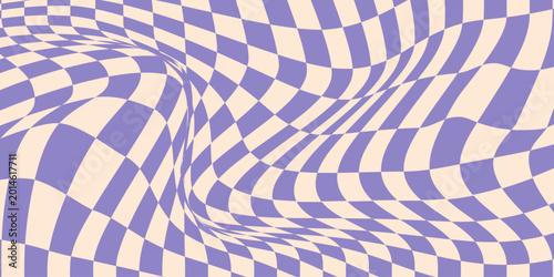 Photos Seamless purple checkerboard pattern