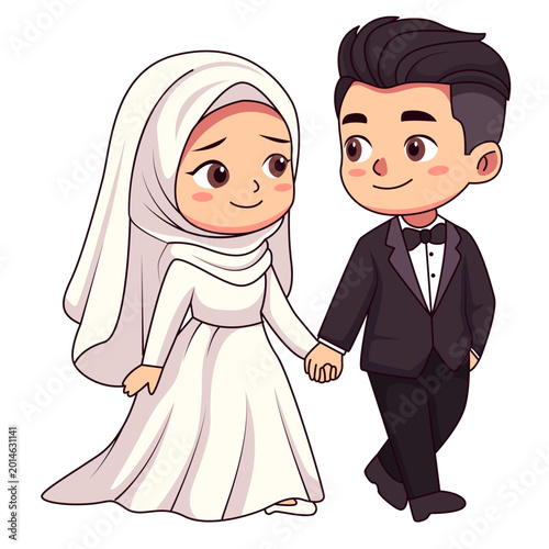 Wedding Couple Character