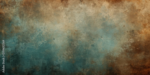 Foto A vintage grungy backdrop featuring a textured old rusty metal wall with an aged