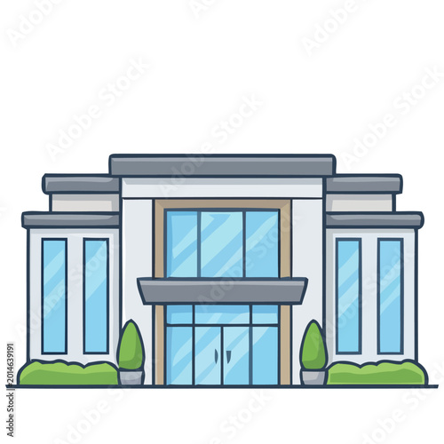 Modern Hospital Building