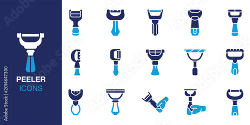 Photos Peeler icon set