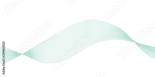 A flowing abstract blue wave background featuring a vector illustration of curved lines and a gradient motion pattern for a professional business backdrop